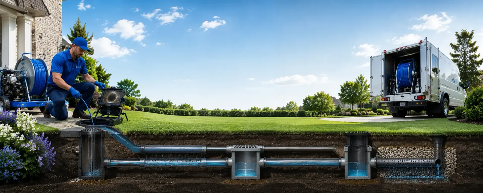 Outdoor drain cleaning information for Cascade, VA